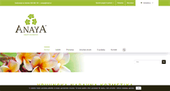 Desktop Screenshot of anaya.si