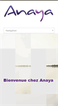Mobile Screenshot of anaya.fr